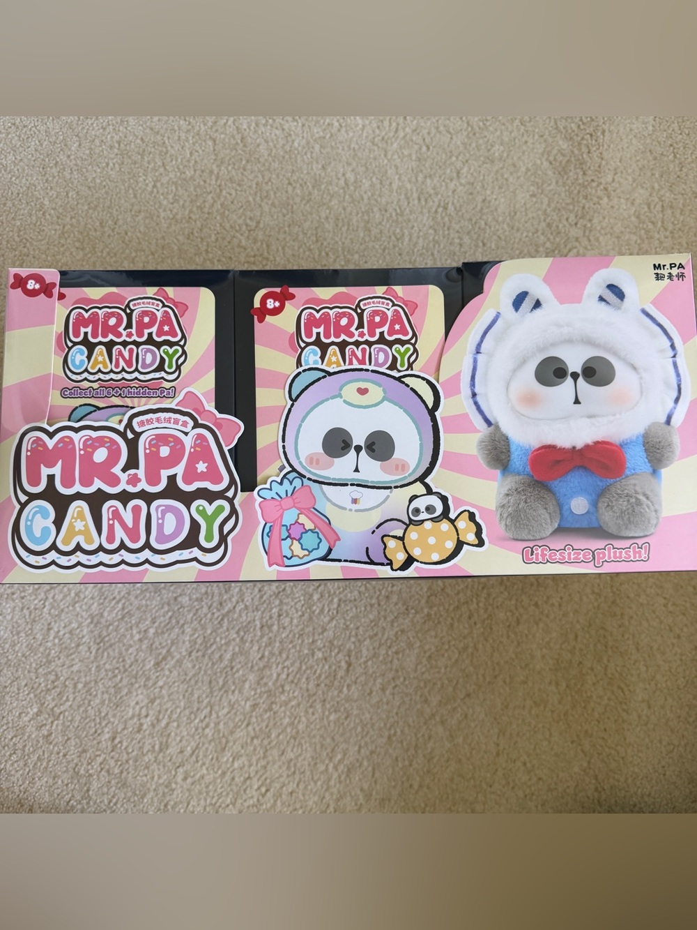 Mr. Pa Candy Series Plush Blind Box - set of 6